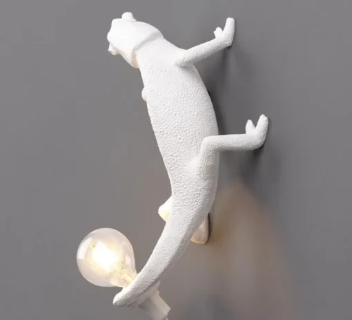 Seletti Chameleon Going Up Váglampe Hvid