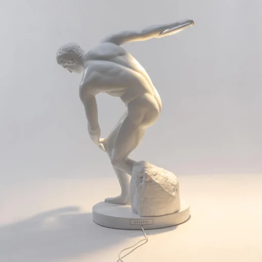 Seletti Discobolux Bord/Gulvlampe Hvid