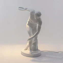 Seletti Discobolux Bord/Gulvlampe Hvid