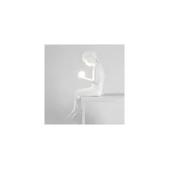 Seletti Inner Glow Mini Girl Bordlampe Hvid