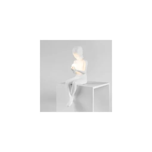 Seletti Inner Glow Mini Girl Bordlampe Hvid