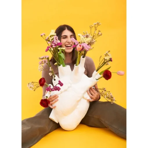 Seletti Love In Bloom Giant Vase Stor Hvid