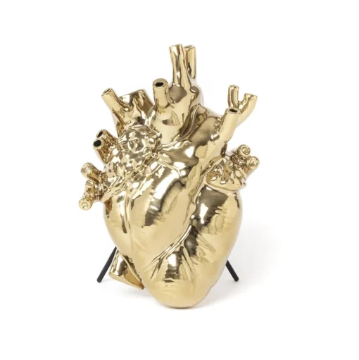 Seletti Love In Bloom Vase Guld