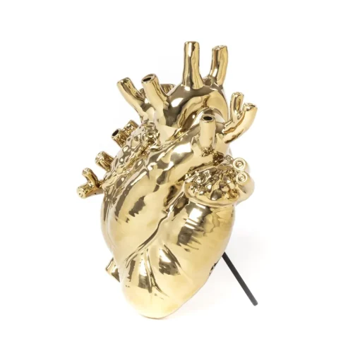 Seletti Love In Bloom Vase Guld