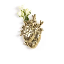 Seletti Love In Bloom Vase Guld