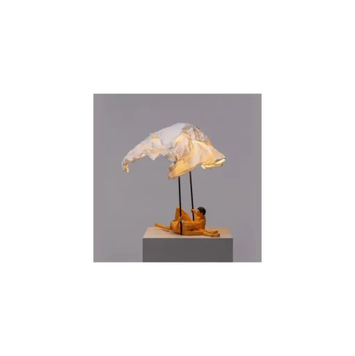 Seletti Love Is A Verb Lea And Tony Bordlampe Hvid/Multifarvet