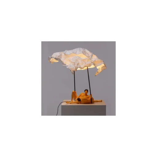Seletti Love Is A Verb Lea And Tony Bordlampe Hvid/Multifarvet