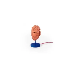 Seletti Magna Graecia Collection Ulysse Mask Bordlampe Terracotta/Blå