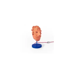 Seletti Magna Graecia Collection Ulysse Mask Bordlampe Terracotta/Blå
