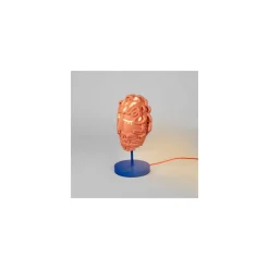 Seletti Magna Graecia Collection Ulysse Mask Bordlampe Terracotta/Blå