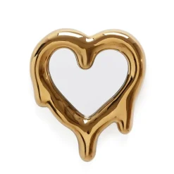 Seletti Melted Heart Spejl Guld