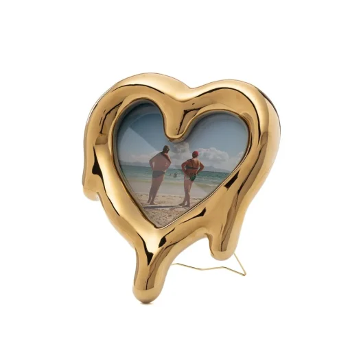 Seletti Melted Heart Spejl Guld