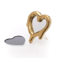 Seletti Melted Heart Spejl Guld