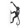 Seletti Monkey Hanging Right Váglampe Sort Udendørs