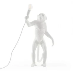 Seletti Monkey Standing Bordlampe Hvid