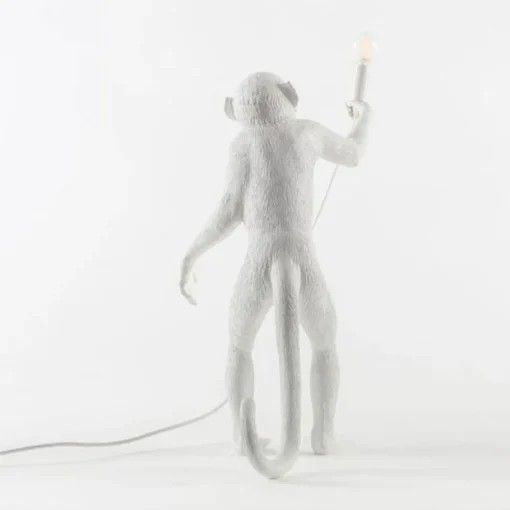 Seletti Monkey Standing Bordlampe Hvid
