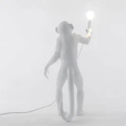Seletti Monkey Standing Bordlampe Hvid