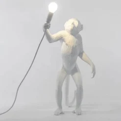 Seletti Monkey Standing Bordlampe Hvid