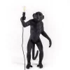 Seletti Monkey Standing Bordlampe Sort Udendørs
