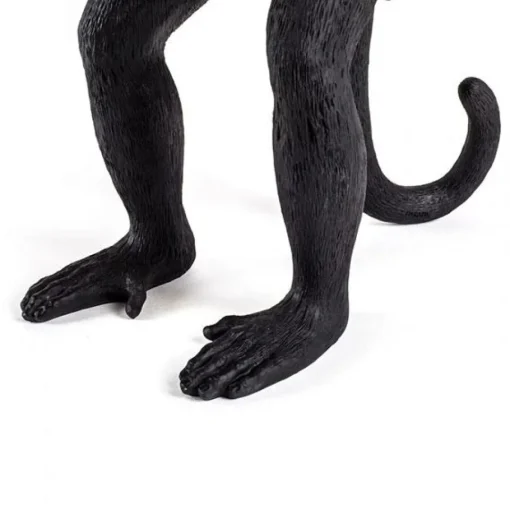 Seletti Monkey Standing Bordlampe Sort Udendørs