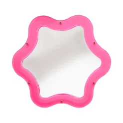 Seletti Supercurve Tiny Flower Spejl Pink