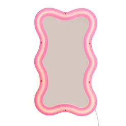 Seletti Supercurve Tiny Tall Spejl Pink