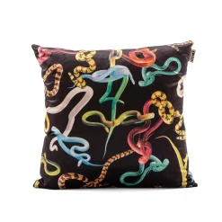Seletti Toiletpaper Home Pude Stor Sort/Multifarvet