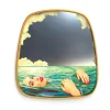 Seletti Toiletpaper Home Seagirl Spejl Guld/Multifarvet