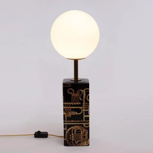 Seletti Toiletpaper Home Trumpets Bordlampe Hvid/Multifarvet