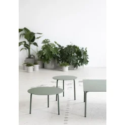 Serax August Sidebord Rundt M Eucalyptus Green