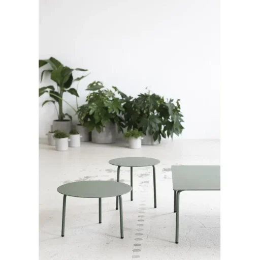 Serax August Sidebord Rundt M Eucalyptus Green