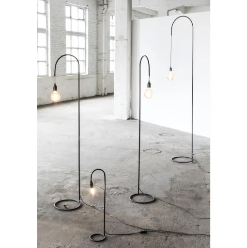 Serax Metal Sculptures Circle Guvlampe M Sort