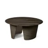 Sibast Furniture No 7 Lounge SofabordØ90 Høj Mørk Olieret Eg/Massiv