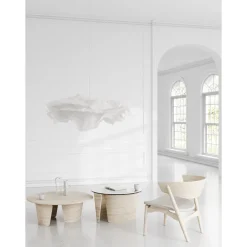 Sibast Furniture No 7 Lounge SofabordØ90 Høj Mørk Olieret Eg/Massiv