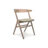 Sibast Furniture No 9 Spisebordsstol Hvidolieret Egetrá og Lys Grå Láder