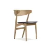 Sibast Furniture No 7 Spisebordsstol Olieret Egetrá og Sort Láder