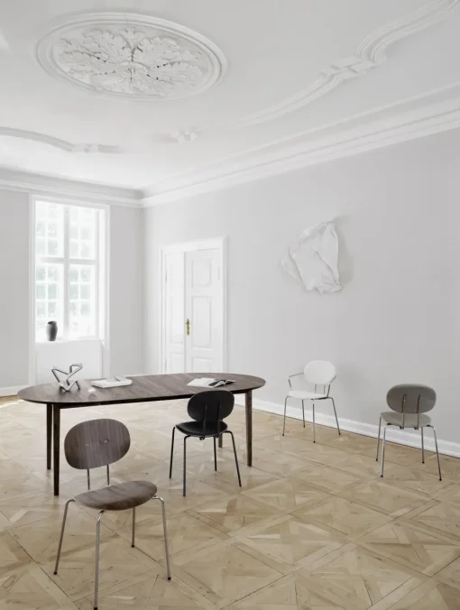 Sibast Furniture Piet Hein Spisebordsstol Sort I Valnød