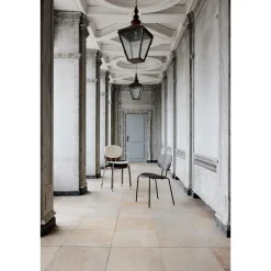 Sibast Furniture Piet Hein Spisebordsstol Krom Egetrá og Cognac Láder