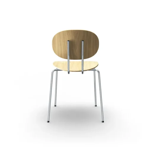 Sibast Furniture Piet Hein Spisebordsstol Krom Egetrá