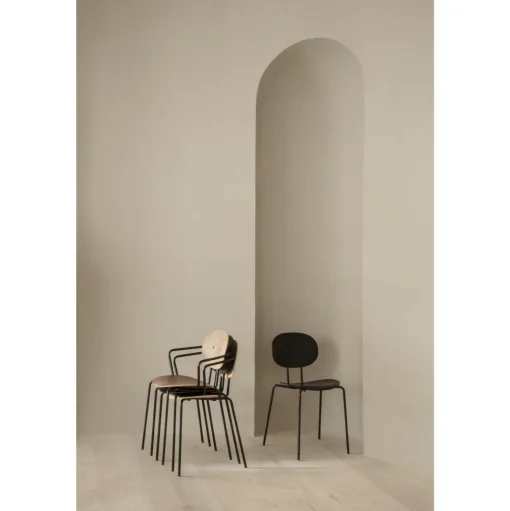 Sibast Furniture Piet Hein Spisebordsstol Krom Egetrá