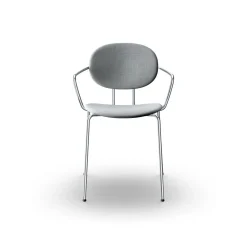 Sibast Furniture Piet Hein Spisebordsstol Krom med Armlán Remix 123