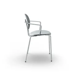 Sibast Furniture Piet Hein Spisebordsstol Krom med Armlán Remix 123