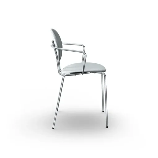 Sibast Furniture Piet Hein Spisebordsstol Krom med Armlán Remix 123