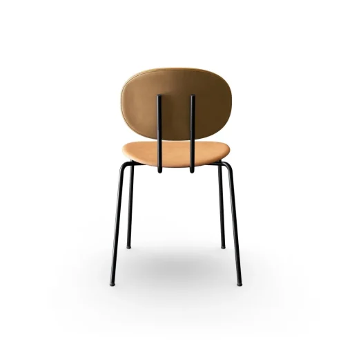 Sibast Furniture Piet Hein Spisebordsstol Sort/Cognac Láder