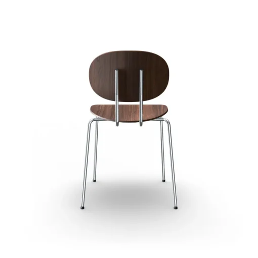Sibast Furniture Piet Hein Spisebordsstol Krom Valnød