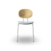 Sibast Furniture Piet Hein Spisebordsstol Krom Egetrá og Remix 123
