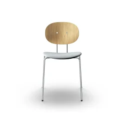 Sibast Furniture Piet Hein Spisebordsstol Krom Egetrá og Remix 123