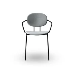 Sibast Furniture Piet Hein Spisebordsstol Sort med Armlán Remix 123