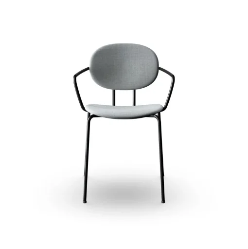 Sibast Furniture Piet Hein Spisebordsstol Sort med Armlán Remix 123