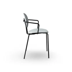 Sibast Furniture Piet Hein Spisebordsstol Sort med Armlán Remix 123